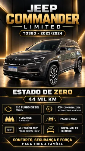 Jeep Commander Limited Td380 2.0 4X4 Die.aut 2024