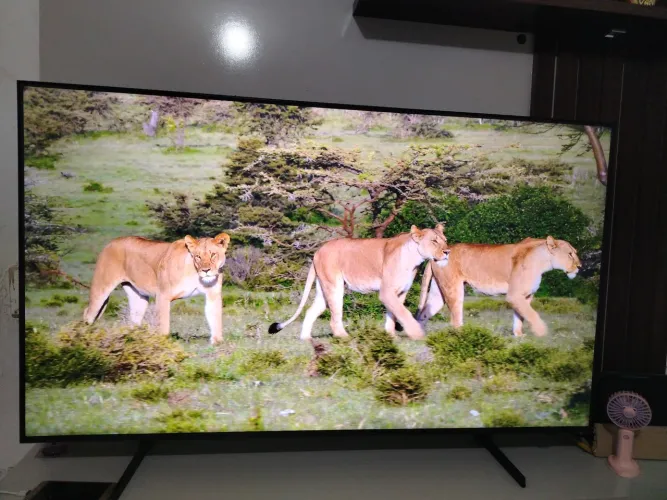 Televisão Samsung 55 polegadas semi-nova na garantia