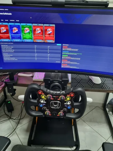 Moza R9 V3 - Pedal Simjack - Aro Turnwheel Honda GT3