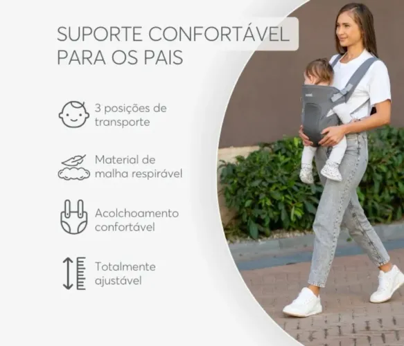Canguru para Bebê KikkaBoo