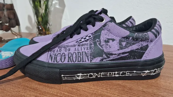 Vans x One Piece Skate Old Skool Nico Robin (Sem Caixa) - Tam 33/34 BR