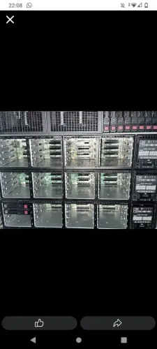 HP DL380p Gen8 2x XEON E5 2640 V2 64gb ram<br>16 BAIAS SFF