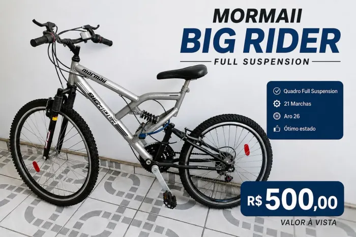 Bicicleta Mormaii - Big Raider Full Suspencion