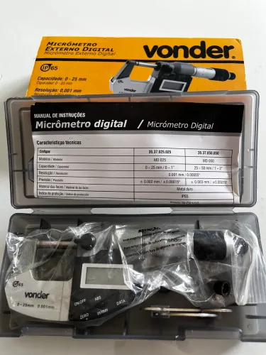 MICRÔMETRO DIGITAL VONDER