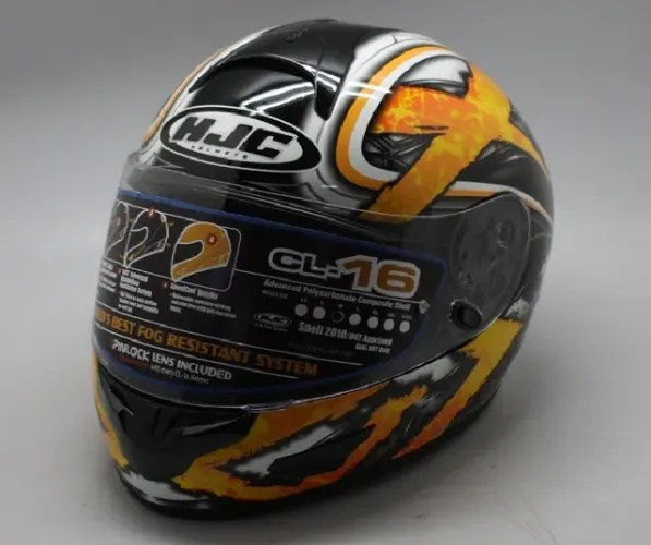 Capacete Hjc Cl-16 Amarelo Novo Sem Uso S 55-56 Original Hjc