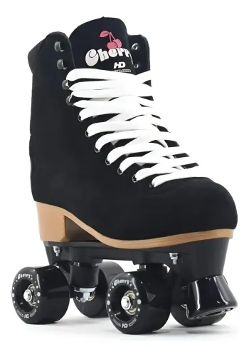 Patins Quad Hd Inline Cherry Preto Veludo