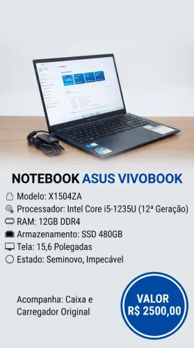 ? NOTEBOOK ASUS VIVOBOOK X1504ZA