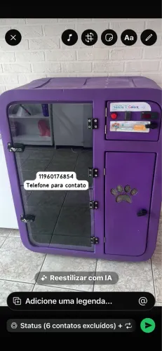 Máquina secadora pet