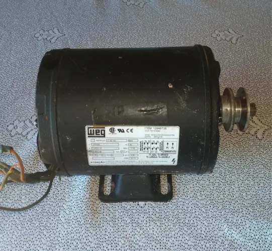 Motor 1/4 elétrico com polia