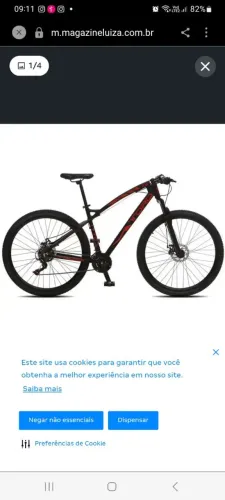 Bicicleta Collins bike toro aro 29 alumínio freio a disco