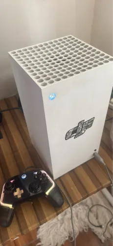 Xbox series X all digital branco na com a caixa