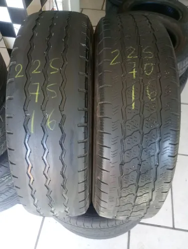 2 PNEUS. 225/75/16 10 LONAS CARGA