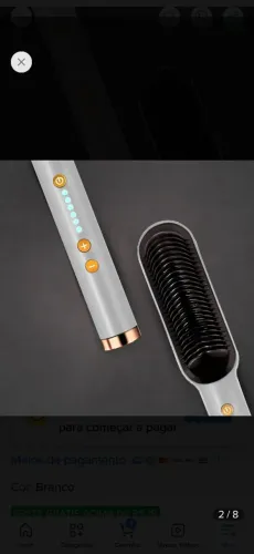 Escova Alisadora Bivolt 