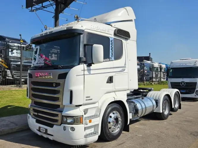 Scania R440 6x2 Ano 2013 Teto Alto Automático Ar Condicionado Roda Alumínio Interna nova