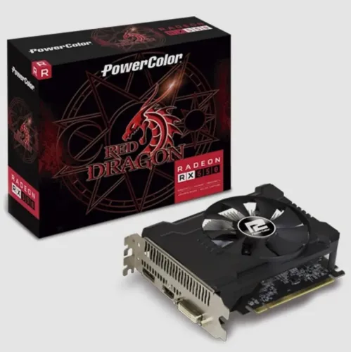 Placa de vídeo RX 550 2GB - nova