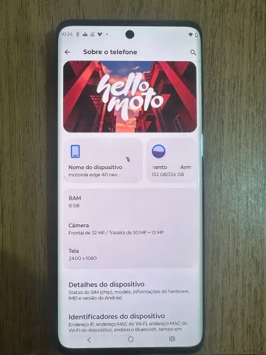 Motorola Edge 40 neo 256 tb