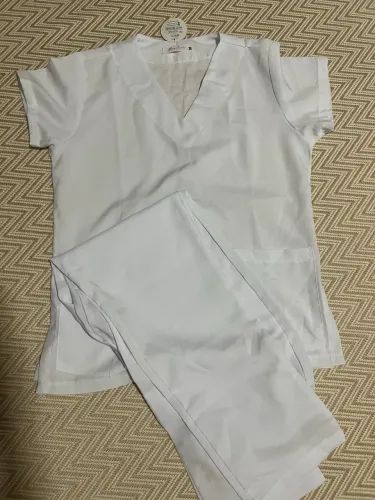 Scrub branco M