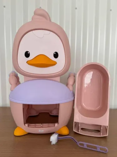 Penico Patinho Feliz cor de Rosa