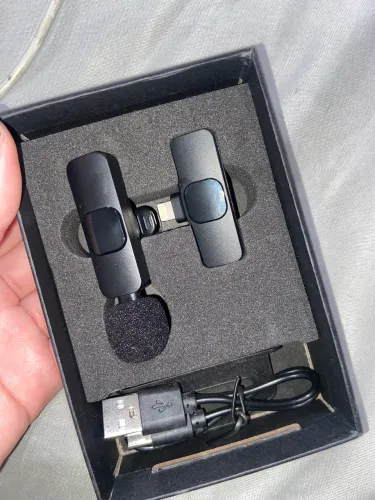 Microfone Celular Lapela Sem Fio Iphone