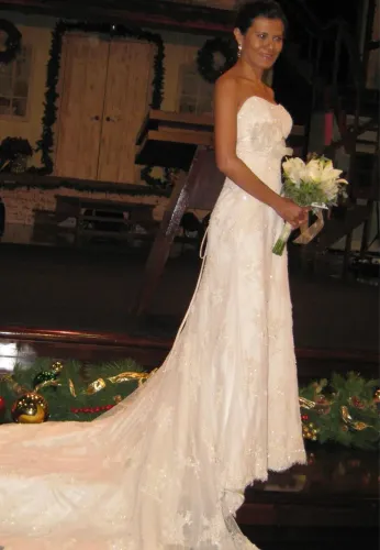Vestido de casamento estilista maggie sottero, modelo harllow