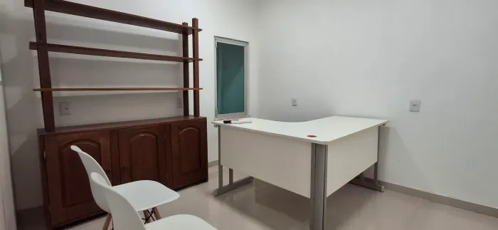 Sala comercial mobiliada 