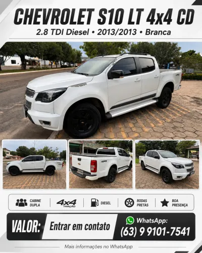 Chevrolet S10 Pick-up LT 2.8 TDI 4X4 CD Diesel AUT 2013