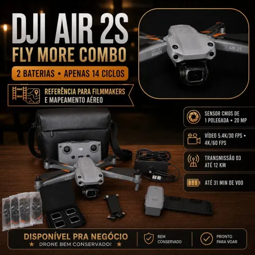 Drone DJI air2s combo fly more