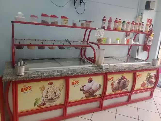 Balcão para sorveteria