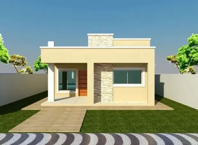 Terreno 300m² c/ casa na laje - Bairro Liberdade