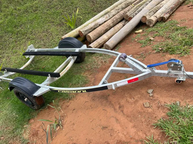 Carretinha jet ski casarine galvanizada 