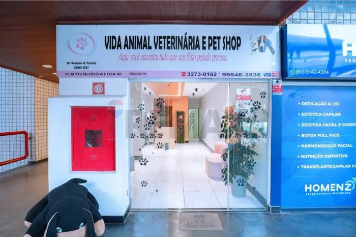 PONTO COMERCIAL COMPLETO PARA PET SHOP E CLÍNICA VETERINÁRIA CLN 112 NORTE