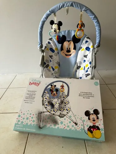 Cadeira De Descanso 0-11Kg do Mickey Softy Multikids Baby