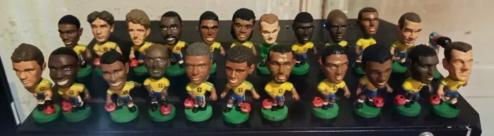 Lote 50 Mini Craques Coca-Cola 1998 Seleção Brasileira - Coleção