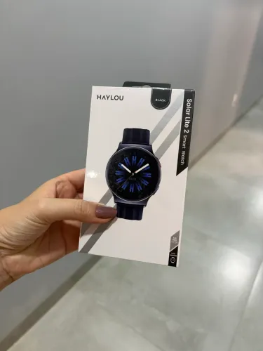 Relógio smartwatch haylou novo