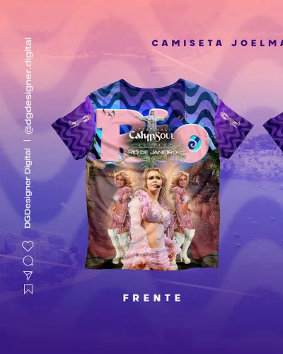 Camiseta Joelma Calypsoul Rio de Janeiro