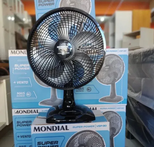 Ventilador de Mesa Mondial 30cm Novo R$60 Funcionando 