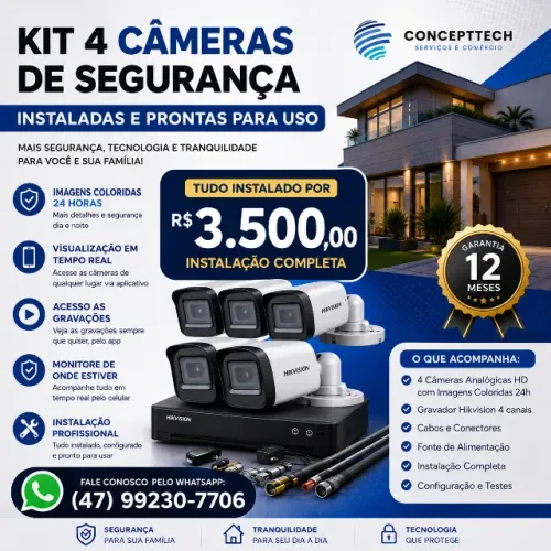 KTI CAMERAS DE SEGURANÇA