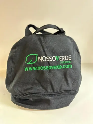 Bolsa Porta Capacete Nosso Verde Turismo Preta Universal