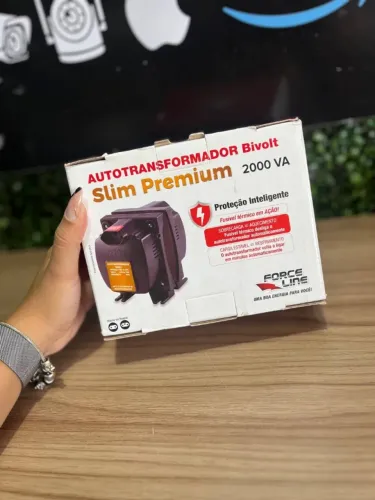 Autotransformador Bivolt Slim Premium - 2.000W - FORCE LINE