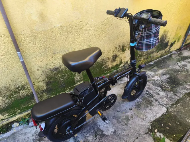 Bicicleta Elétrica Starmega dobrável 400W