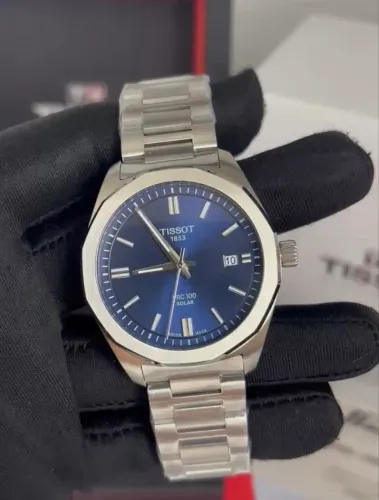 Relógio Masculino Tissot - PRC100 - 41mm - Automático - Safira - Prem AAA+
