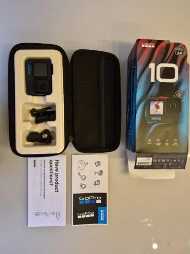 Câmera de Ação GoPro HERO 10 Black + Cartão 64GB