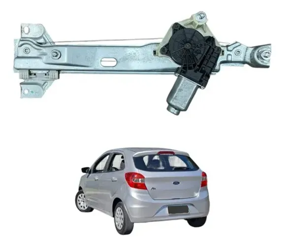 Maquina Vidro Eletrico Tras Esquerda Ford Ka 2014 2015 2016