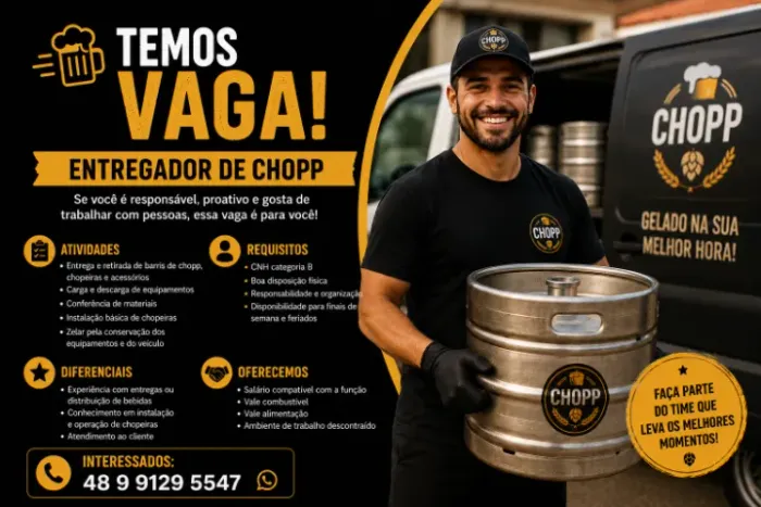Entregador de Chopp