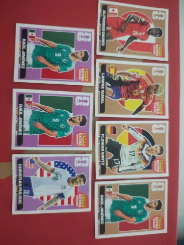 7 figurinhas Legends copa 2026.
