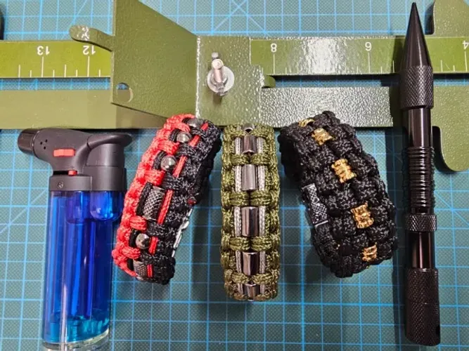 Pulseira Masculina de cordas - Cordas Paracord 2mm