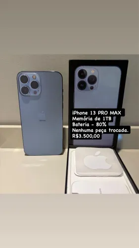 iPhone 13 Pro Max memória de 1 TB