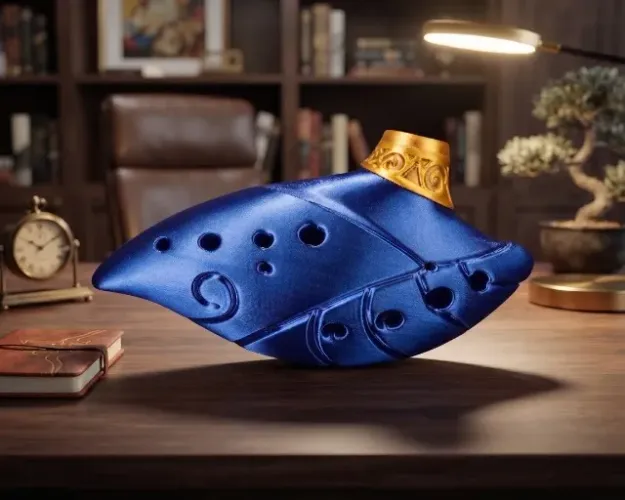 Ocarina Clássica Retrô: Sintonizada Com O Hype Do Novo Remake De Zelda Para O Seu Setup