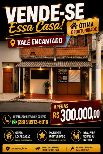 Vendo casa em vale encantado vila velha ES