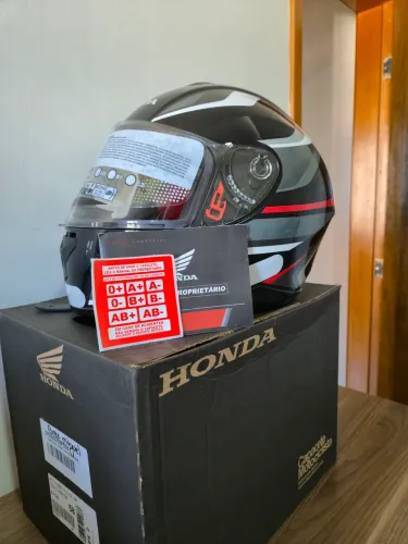 Capacete Honda Tam 58 Novo